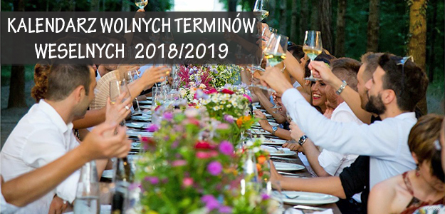 Kalendarz wolnych terminów weselnych